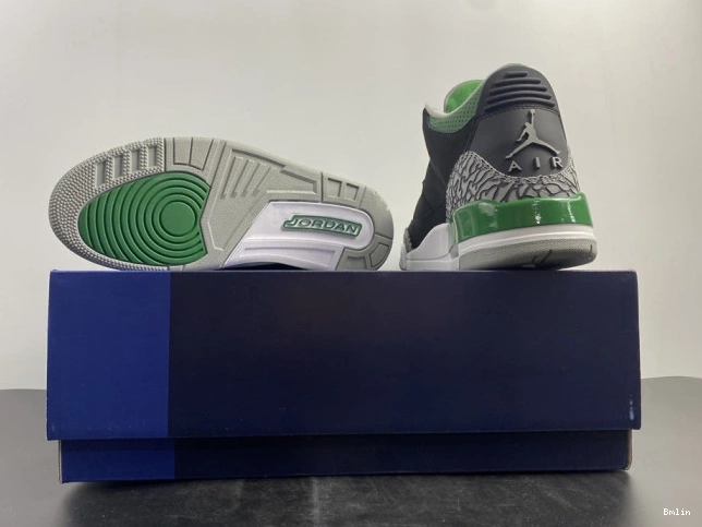 Bmlin Shoes 3 Green Jordan Air CT8532-030 Pine 0812